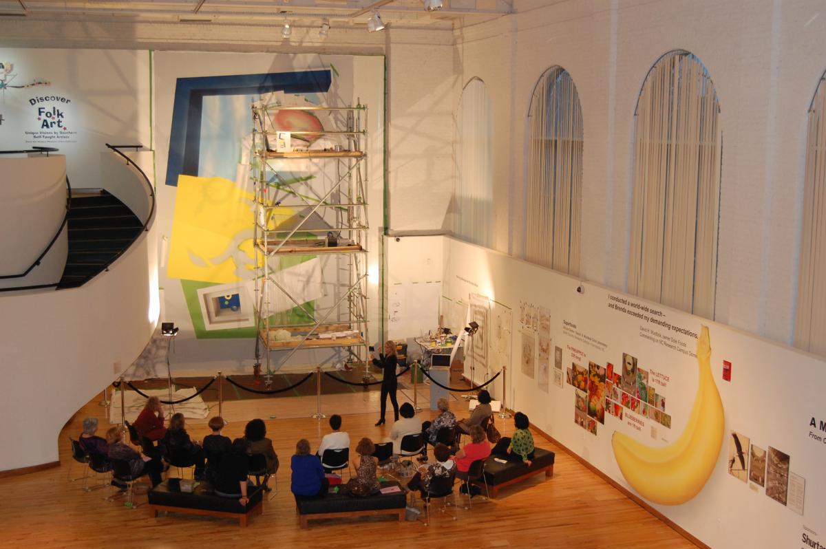 Hickory Museum - " a Mural in the Making" - Live Exhibition 