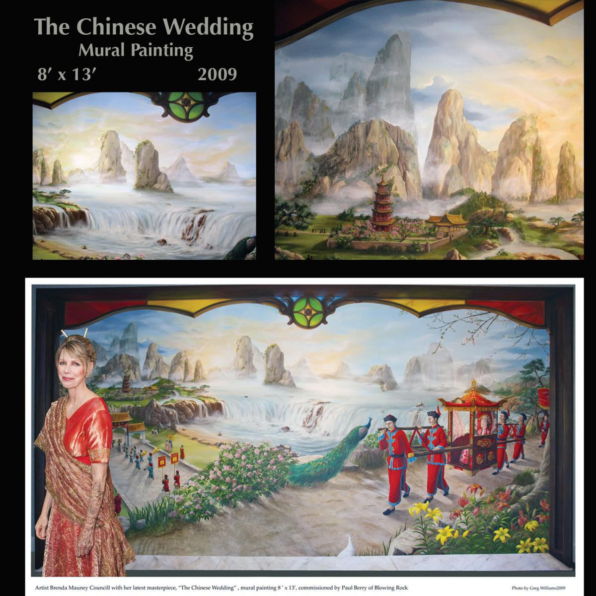 Chinese Wedding Mural