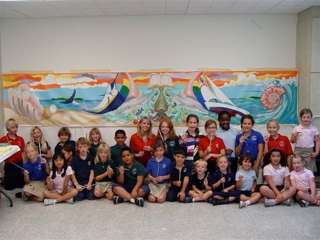 Ocean Reef Private School- Ocean Reef Club, Key Largo Florida - " Educational Iconographic Mural"