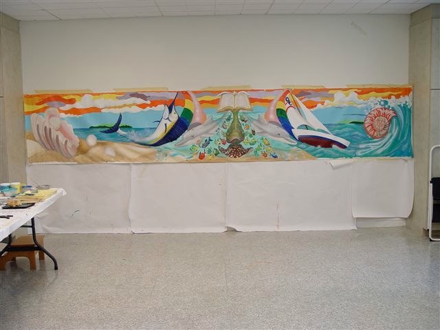 Ocean Reef Private School- Ocean Reef Club, Key Largo Florida - " Educational Iconographic Mural"