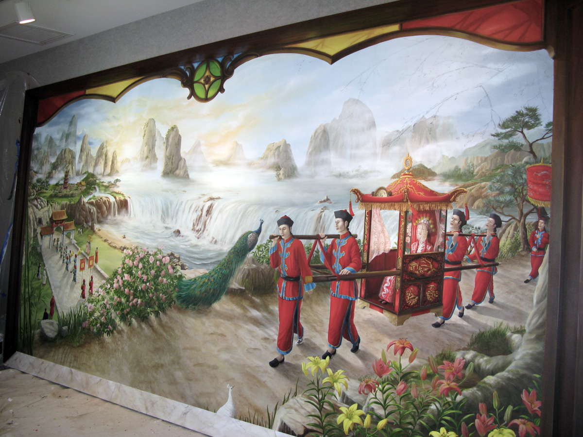 Chinese Wedding Mural