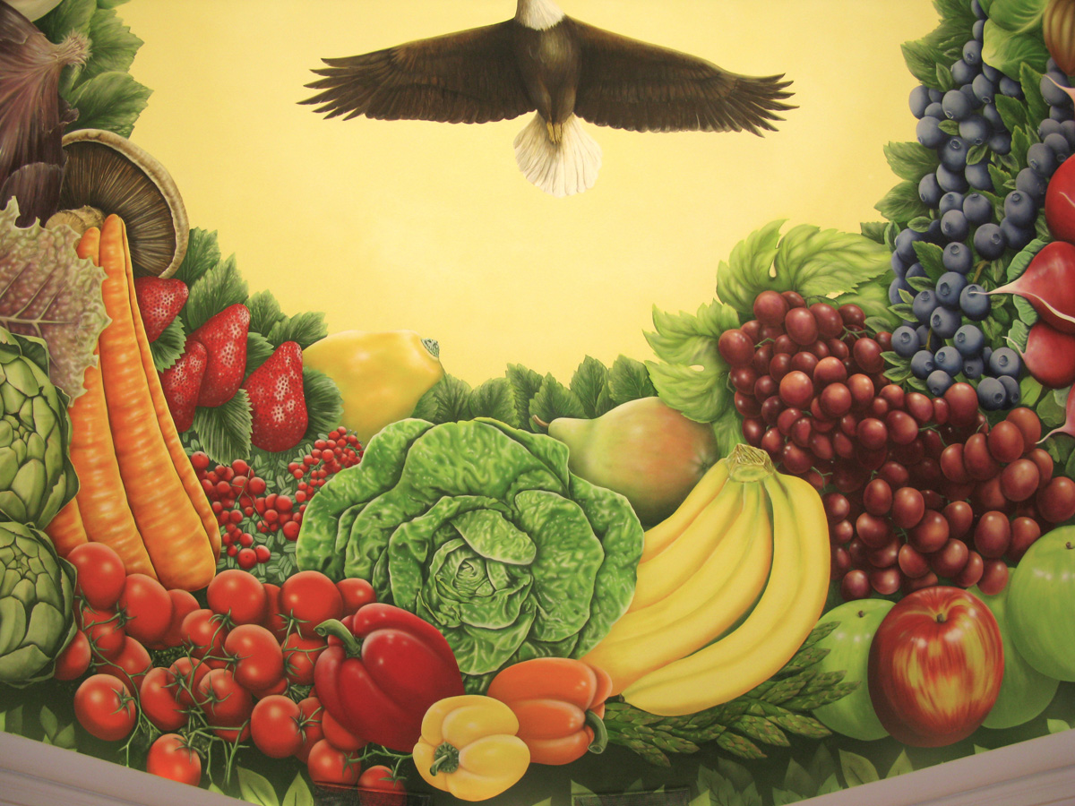 North Carolina Research Campus - Dole Foods Mural - "Superfoods"