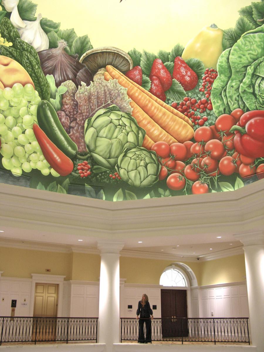 North Carolina Research Campus - Dole Foods Mural - "Superfoods"