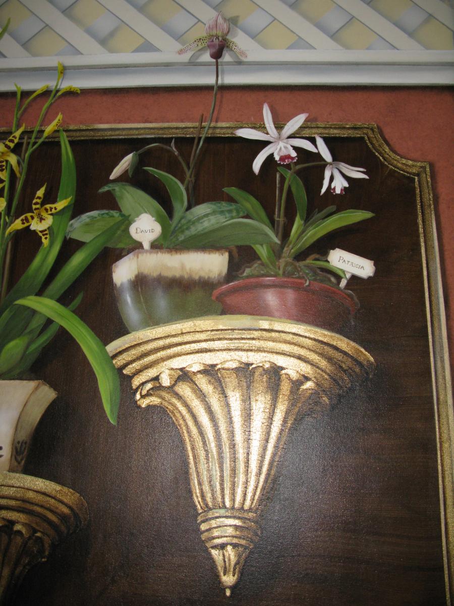 Belk Orchid Mural
