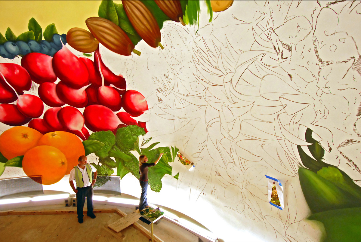 North Carolina Research Campus - Dole Foods Mural - "Superfoods"