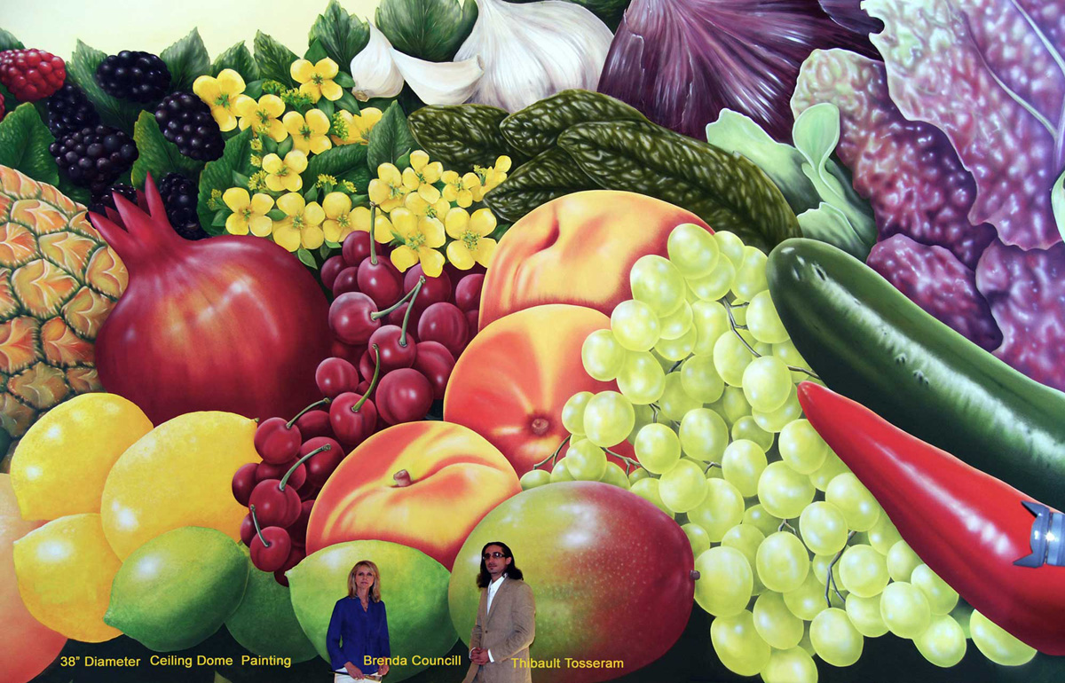 North Carolina Research Campus - Dole Foods Mural - "Superfoods"