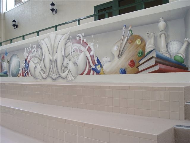 Ocean Reef Private School- Ocean Reef Club, Key Largo Florida - " Educational Iconographic Mural"